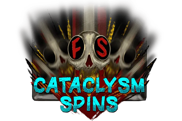 Apocalypse Super xNudge: The studio's badge for Cataclysm Spins: a skull with FS on its eyes over the...