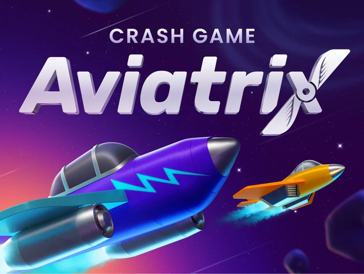 Aviatrix: The studio's own tile for the game: the words Crash Game above the Aviatrix...
