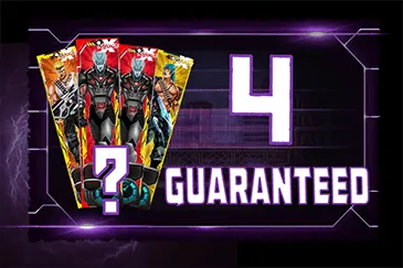 Brute Force: The studio's card for the four-wild booster: four xNudge Wild cards fanned...