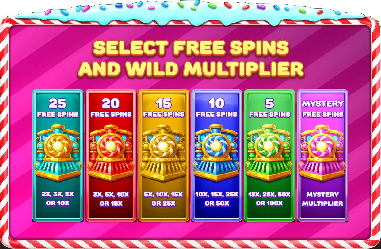 Jelly Express: The free spins choice in a screenshot Pragmatic Play published: SELECT FREE...