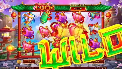 Lantern Luck: One spin from Habanero's free demo at a bet of 12.50, 0.50 a line. A WILD...