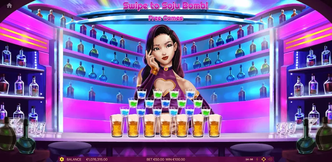 Soju Bomb: The drinking game in Habanero's shot, headed Swipe to Soju Bomb! Free Games:...